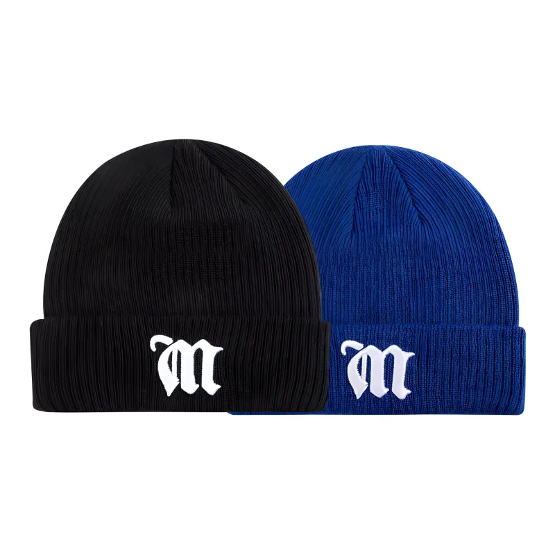 MYOMY Wool Knitted Fabric Beanies Unisex-8