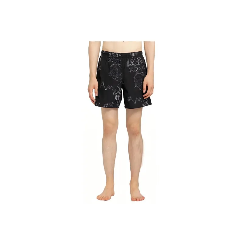 Alexander McQueen Casual Shorts Men Black-2