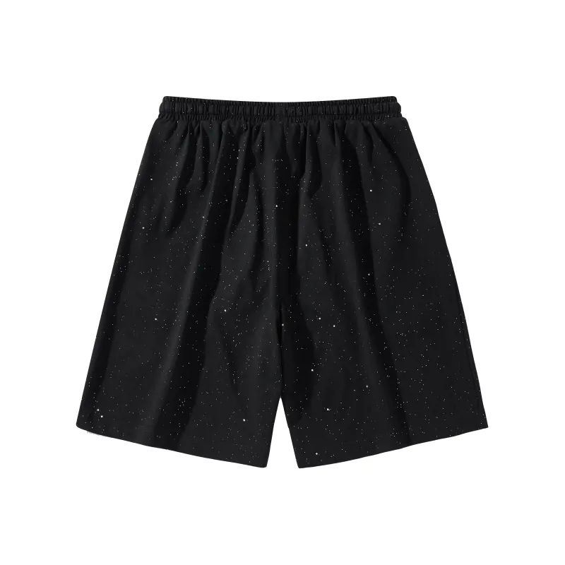Kepu Casual Shorts Unisex Black-8