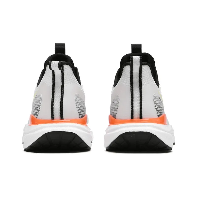 Philharmonic Cushioning, Slip Resistant, Abrasion Resistant, Breathable Low Top Casual Running Shoes Men's White Black-3
