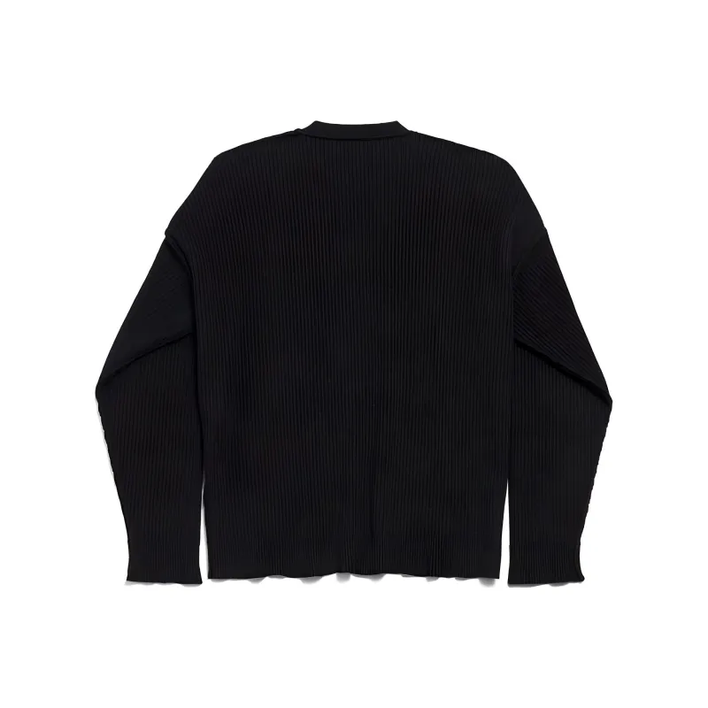 Balenciaga SS25 Knitwear Loose Fit Style Men's Black-1