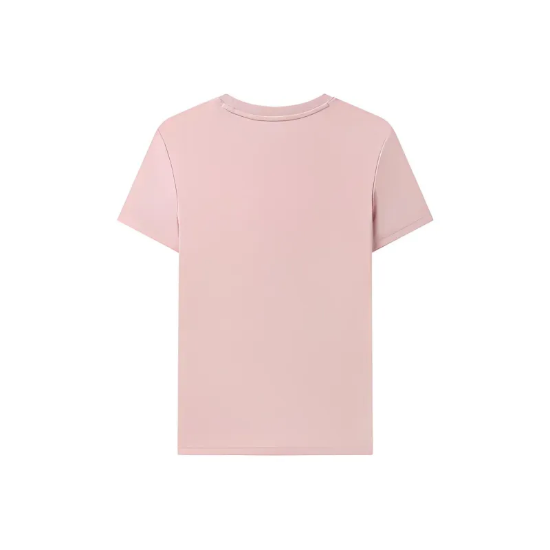 FILA Set in Sleeve T Shirt Women's Wheat Town Powder-1