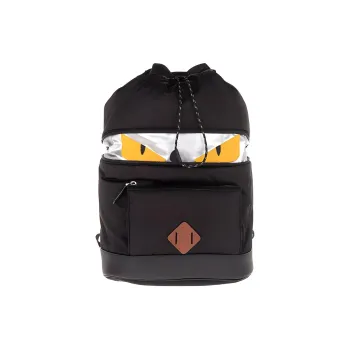 FENDI Cow Leather Backpack Men's Black
