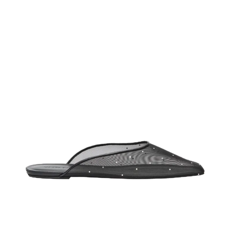 MAGDA BUTRYM Wrap toe Slippers Women's Black-1