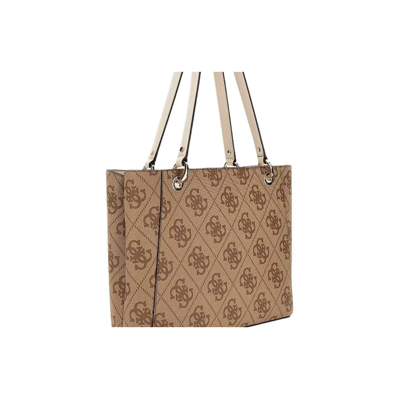 GUESS PU Tote Bag, Shopping Bag, Handbag, Shoulder Bag Women's Brown-3