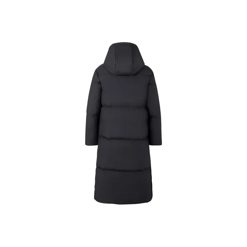Adidas Puffy Long Down Jacket Down Jacket Women's Black-1