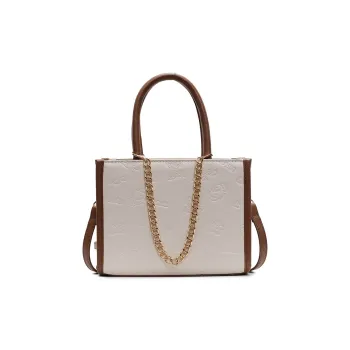RIVMIND PU Handbag Women's White/Pink/Red/Black