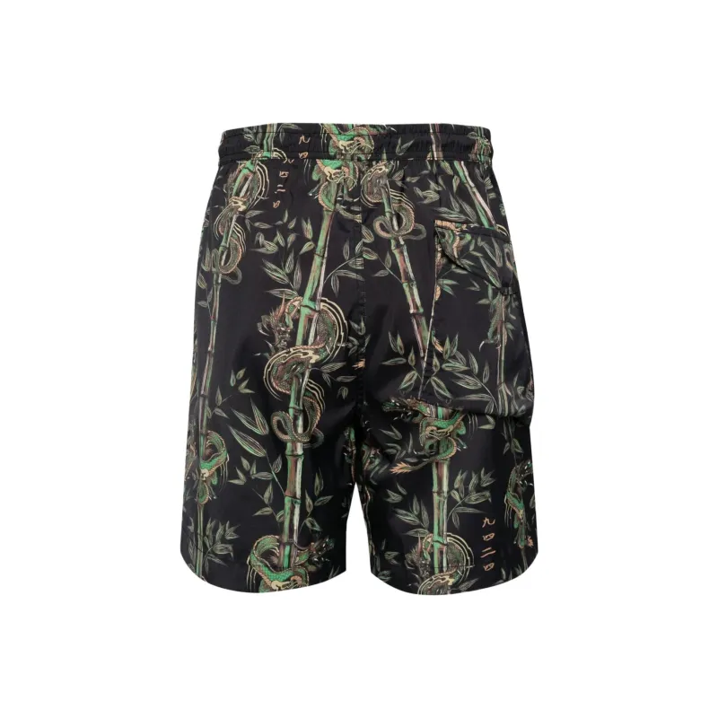 Maharishi Dragon Bamboo Swim Shorts-1