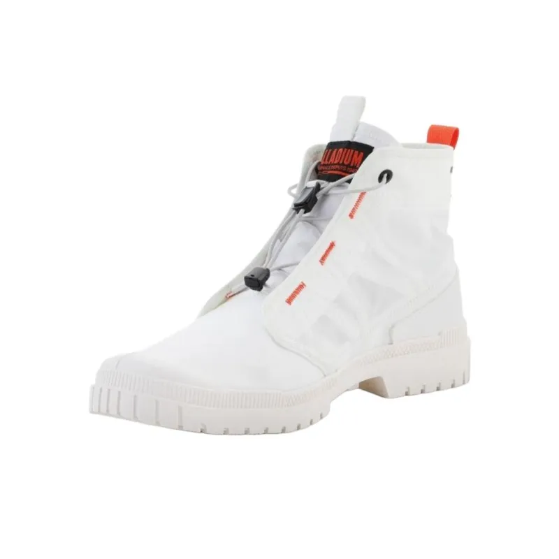Palladium SP20 Anti Slip Wear Resistant High Top Casual Shoes Women's White-2