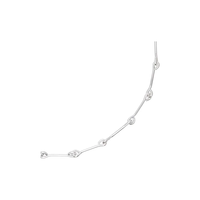 Laura Lombardi Brass Necklaces Women's Silver-1