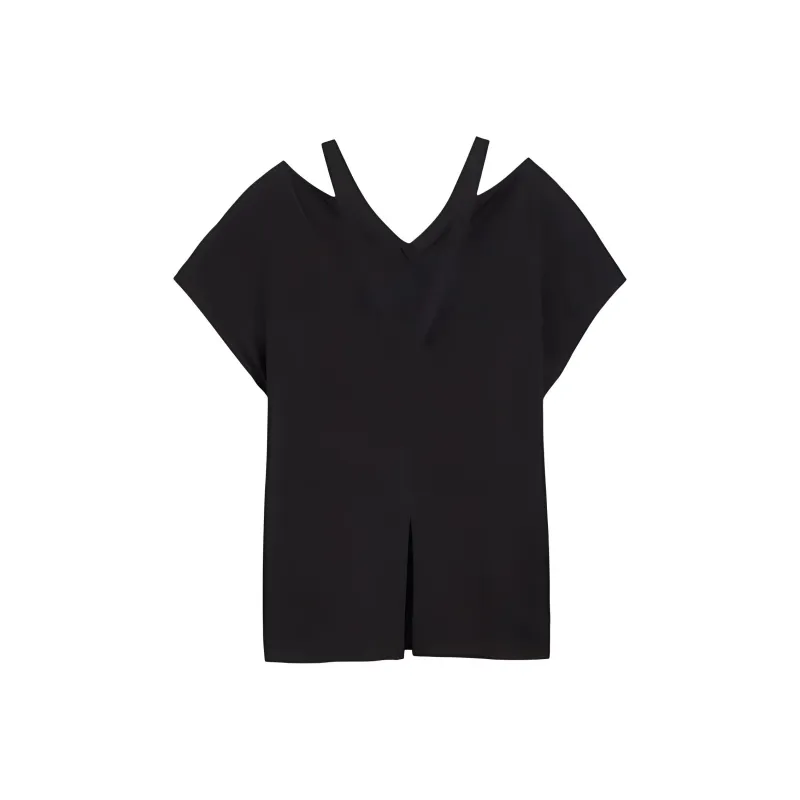 PUMA T Shirts Women's Black-1