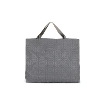 ISSEY MIYAKE KuroCart Nylon Fabric One Shoulder Handbags Large Size Unisex Light Gray