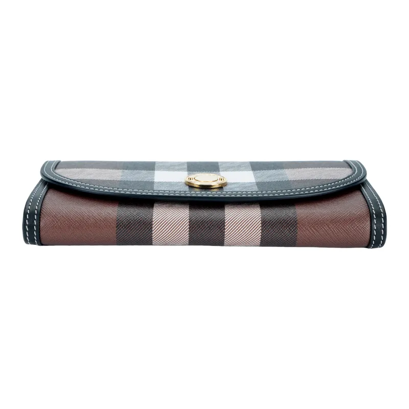 Burberry Leather Wallet Women's Brown-3