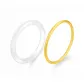Chalcedony Bangle+Traditional Style Plain Band Bangle[Gold]