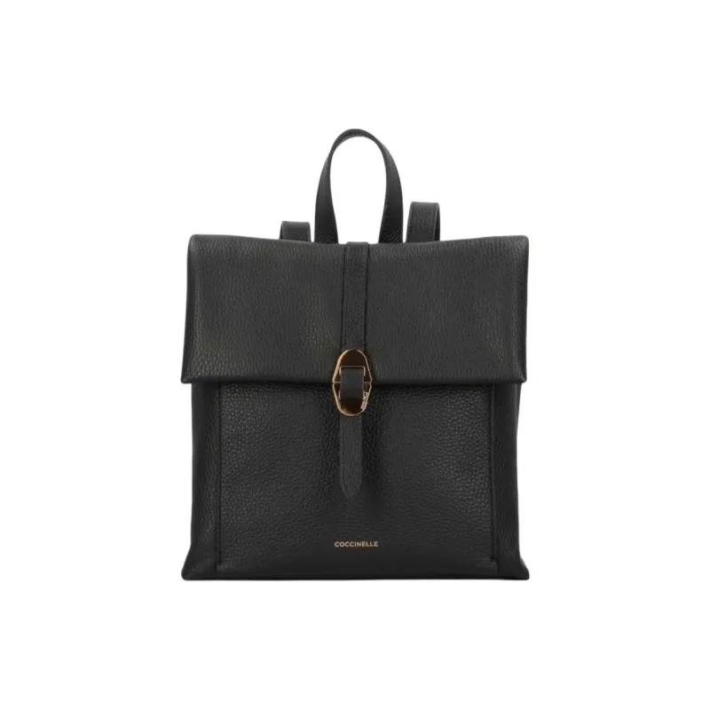 COCCINELLE Leather Backpack Women's Black-0