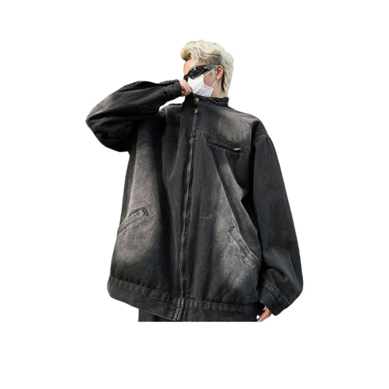NEAR HERE Denim Jackets Unisex-30