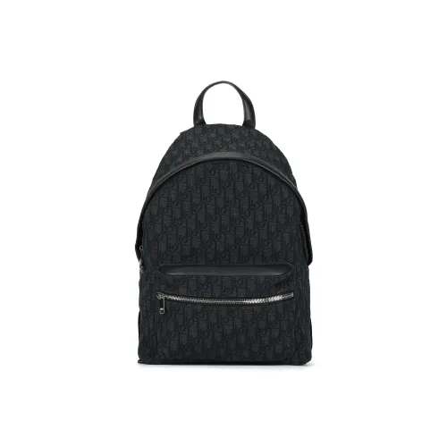 DIOR Fabric Backpack Regular Men's Black