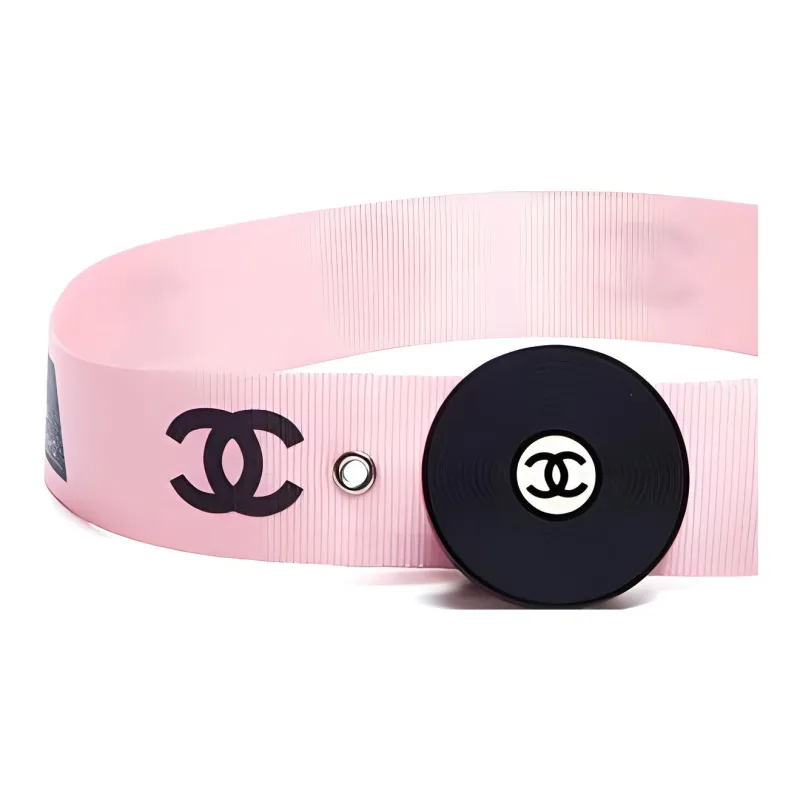 CHANEL 2000s Record Cc Belt-2