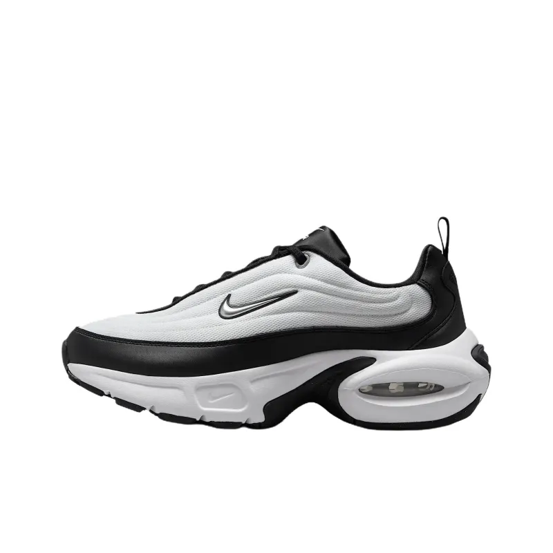 Nike Air Max Portal Anti Slip Wear Resistant Low Top Casual Running Shoes Women's White-0