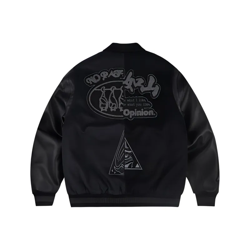 WHOOSIS The Boyhasnopatience Series Jackets Unisex Black-1
