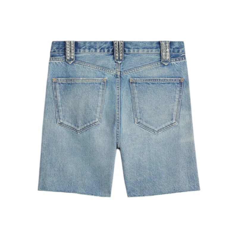 CELINE Denim Shorts Men Sky Blue-1