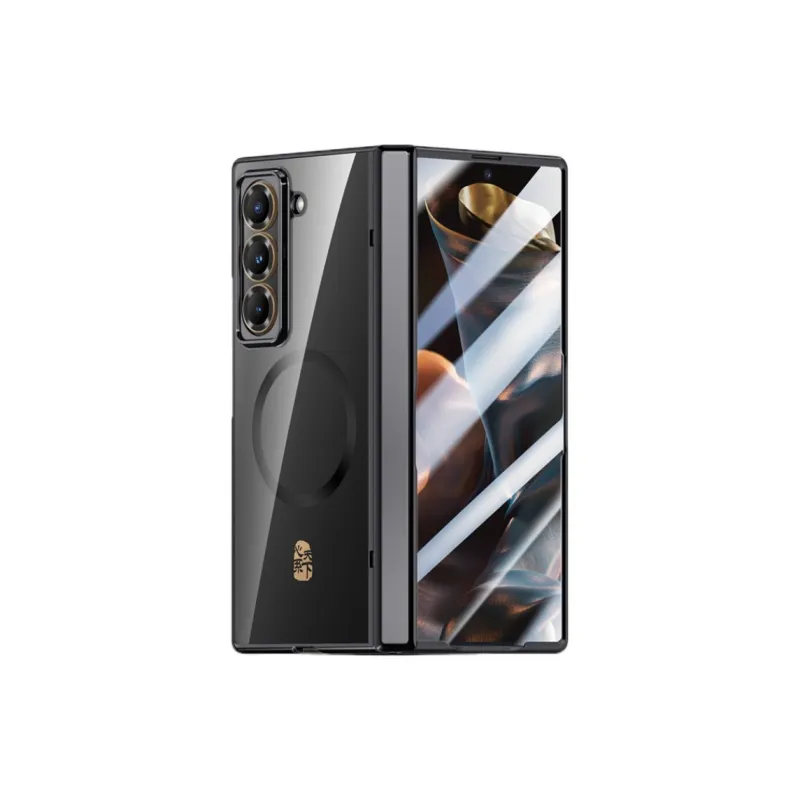 KEBO Pc Material Phone Case Protective Cover Compatibility With Samsung W25 Vintage Style Western Luxury-3