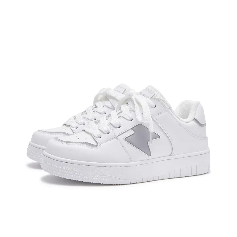 MASONONCE Low Top Skateboard Shoes Unisex White-2