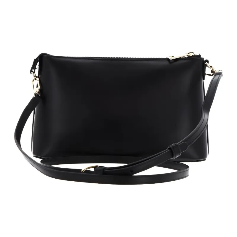 Furla Diamante Calfskin Shoulder Bag, Crossbody Bag Mini Women's Black-3
