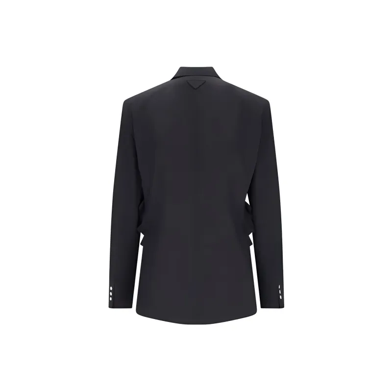 PRADA Pocket Buttoned Jacket-1