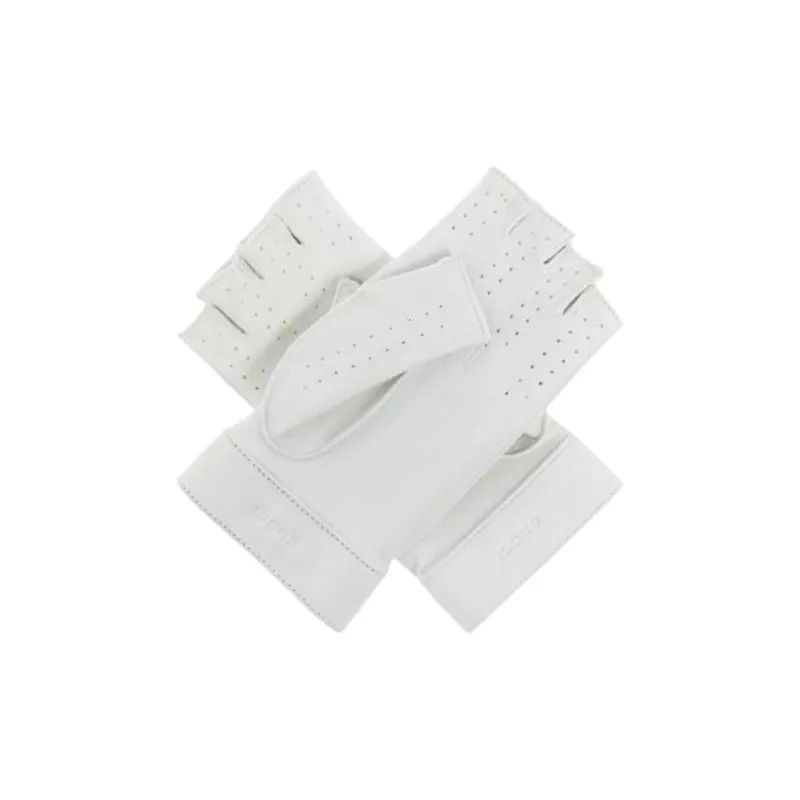 GUCCI Sheepskin, Lambskin Gloves Women's White-2