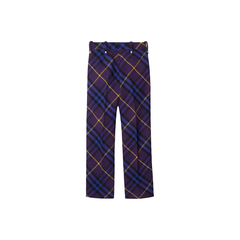 Burberry SS24 Casual Pants Women's Ribbon Purple-1