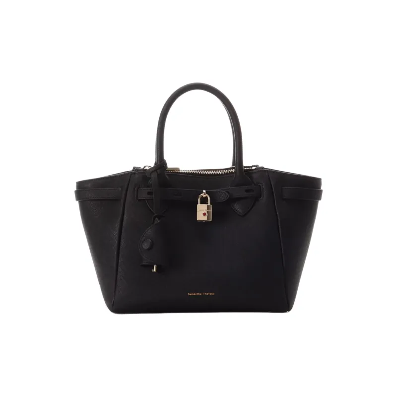 Disney Cow Leather Tote Bag, Shopping Bag, Handbag Regular Women's Black-0