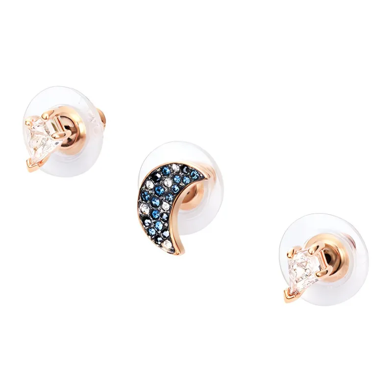 Swarovski Faux Crystal Stone Hoop Earring Set Women's-2
