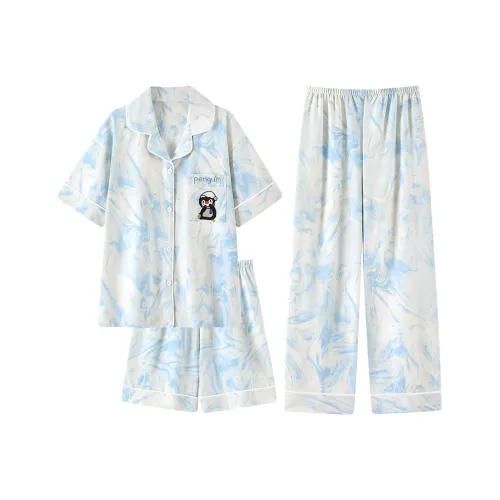 YUZHAOLIN Pajama Set Women's Blue