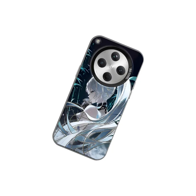 CHUNFAN PC Material Phone Cases Compatibility With OPPO A5 Pro/Find X8/Reno 12/11/Pro Cartoon-11