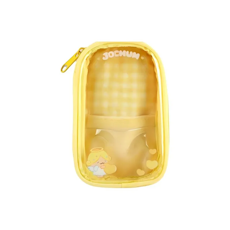 Sanrio Polyester With Polyvinyl Chloride Storage Bag Coin Purse Regular Women's Light Yellow-2