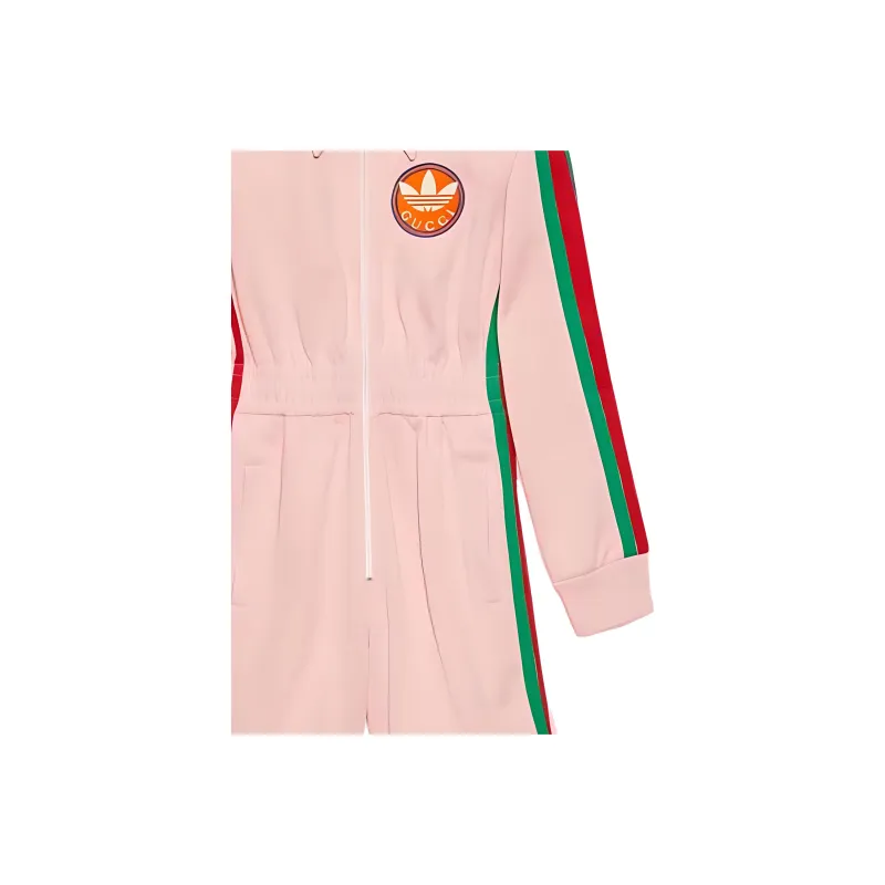 GUCCI X Adidas Short Jumpsuit Pink-4