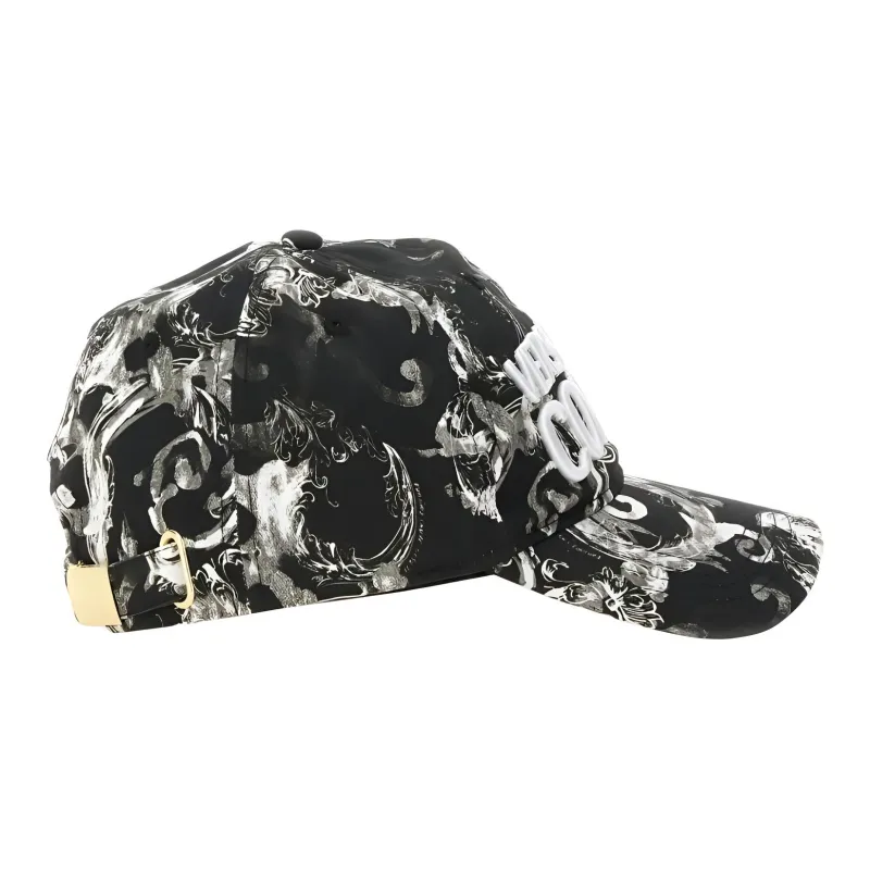 VERSACE JEANS Baseball Caps Men's Black White-2