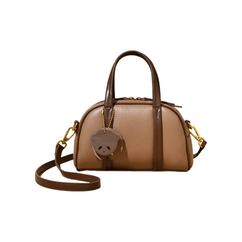 Versman PU Bowling Bag, Shoulder Bag, Handbag Women's Multicolor-3