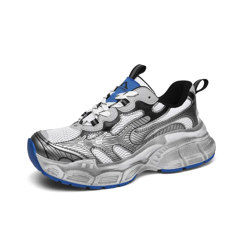 TEPOR Cushioned Slip Resistant Abrasion Resistant Low Top Chunky Sneakers Unisex-14