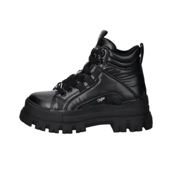 Buffalo Anti Slip Wear Resistant Mid Top Casual Shoes Women's Black