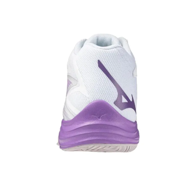 Mizuno THUNDER BLADE Z Cushioning Slip Resistant Mid Top Training Shoes Women's White Purple-2