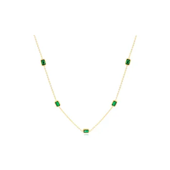 YOASOBI Zircon Necklaces Women's