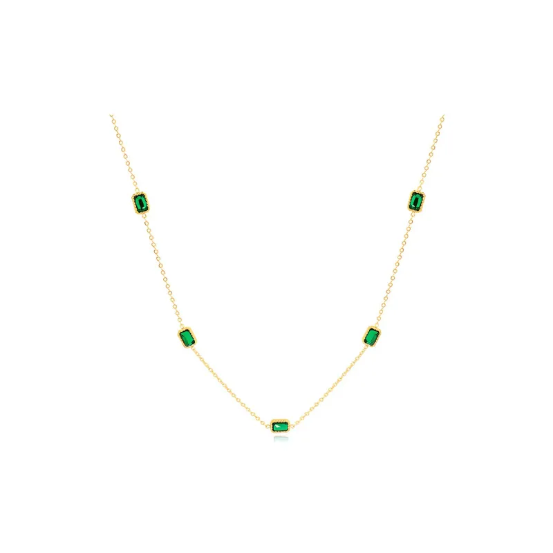 YOASOBI Zircon Necklaces Women's-0