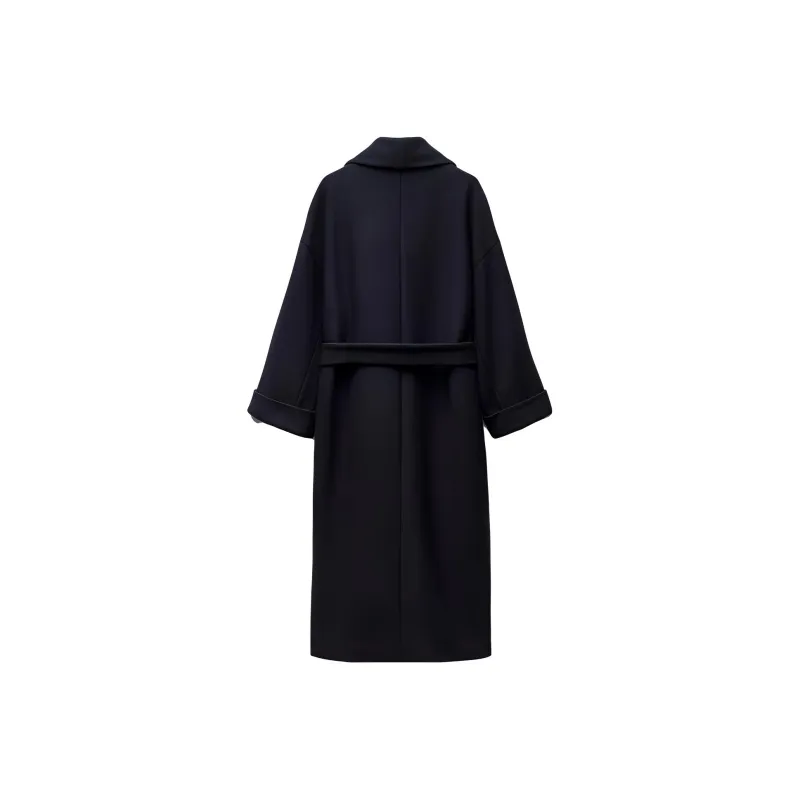 ZARA Coats Women's Blue-1