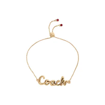 COACH Brass Bracelets Unisex Gold
