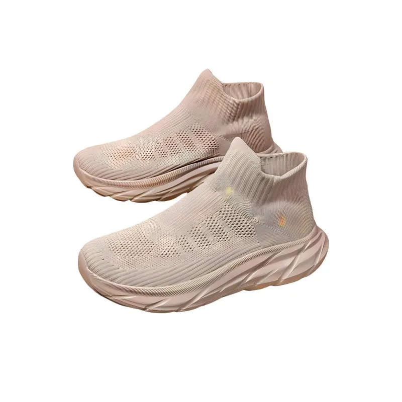 AMICNIEGD Breathable Abrasion Resistant Slip Resistant Low Top Chunky Sneakers Unisex-15
