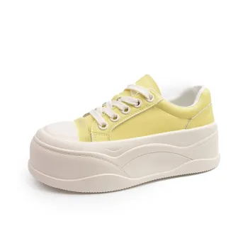 BANWEIDIYA Abrasion Resistant Height Increasing Low Top Skateboard Shoes Women's