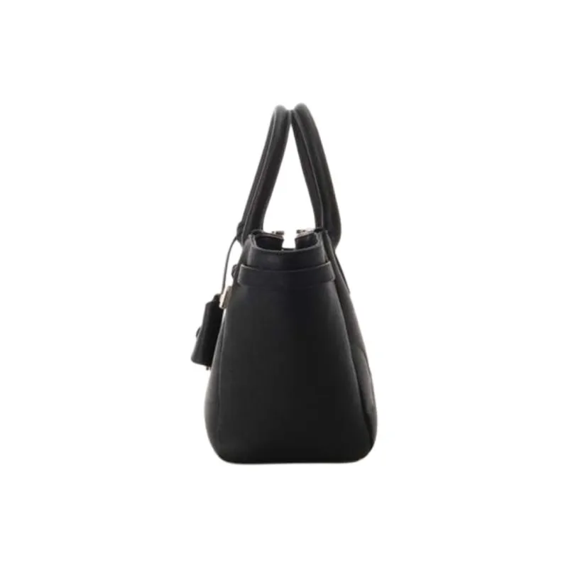 Disney Cow Leather Tote Bag, Shopping Bag, Handbag Regular Women's Black-2