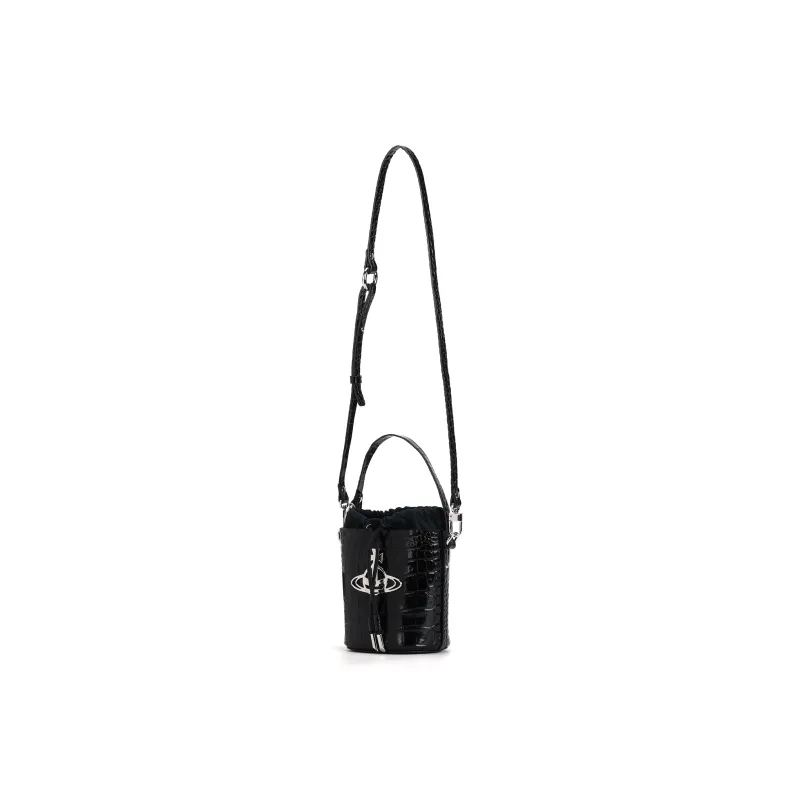 Vivienne Westwood Daisy Orb Plaque Drawstring Bucket Bag-1